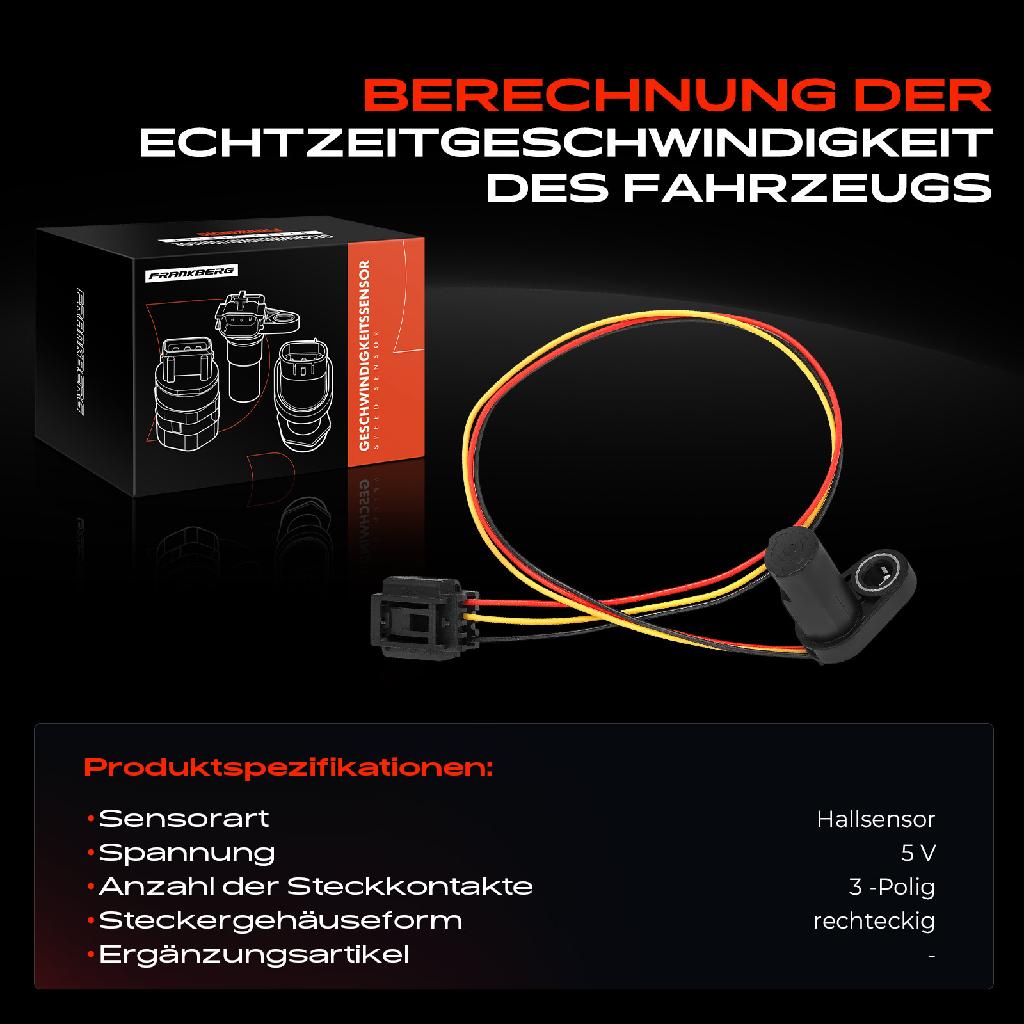 1x Geschwindigkeitssensor für Volvo C30 533 C70 542 S80 II 124 XC60 I 2006-2017