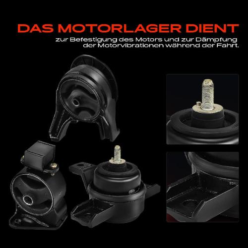 3x Motorlager Rechts für Hyundai Santa Fé II CM KIA Sorento Kasten/SUV Bild 3x Motorlager Rechts für Hyundai Santa Fé II CM KIA Sorento Kasten/SUV