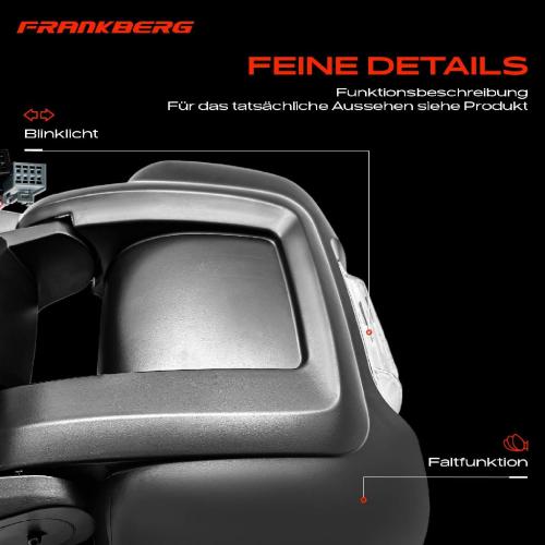 Frankberg 1x Außenspiegel Links für Citroën Jumper Fiat Ducato 250 Peugeot Boxer 2005-2025 Bild Frankberg 1x Außenspiegel Links für Citroën Jumper Fiat Ducato 250 Peugeot Boxer 2005-2025