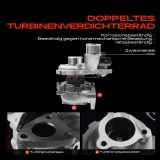1x Abgasturbolader für Hyundai iX35 EL ELH LM KIA Sportage SL 2.0L 2009-2015
