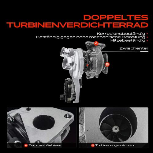 1x Abgasturbolader für Land Rover Range Rover III L322 Range Rover IV L405 Range Rover Sport L494 Bild 1x Abgasturbolader für Land Rover Range Rover III L322 Range Rover IV L405 Range Rover Sport L494