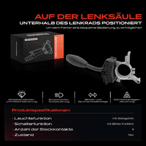 1x Kombischalter Lenkstockschalter für Mercedes-Benz C-Klasse Coupe W203 CLC-Klasse CL203 Bild 1x Kombischalter Lenkstockschalter für Mercedes-Benz C-Klasse Coupe W203 CLC-Klasse CL203