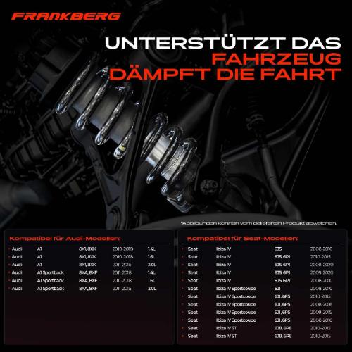 2x Fahrwerksfeder Vorderachse für Audi A1 8X1 8XK 8XA Seat Ibiza IV 6J1 6P1 6J5 6P5 6J8 6P8 Bild 2x Fahrwerksfeder Vorderachse für Audi A1 8X1 8XK 8XA Seat Ibiza IV 6J1 6P1 6J5 6P5 6J8 6P8