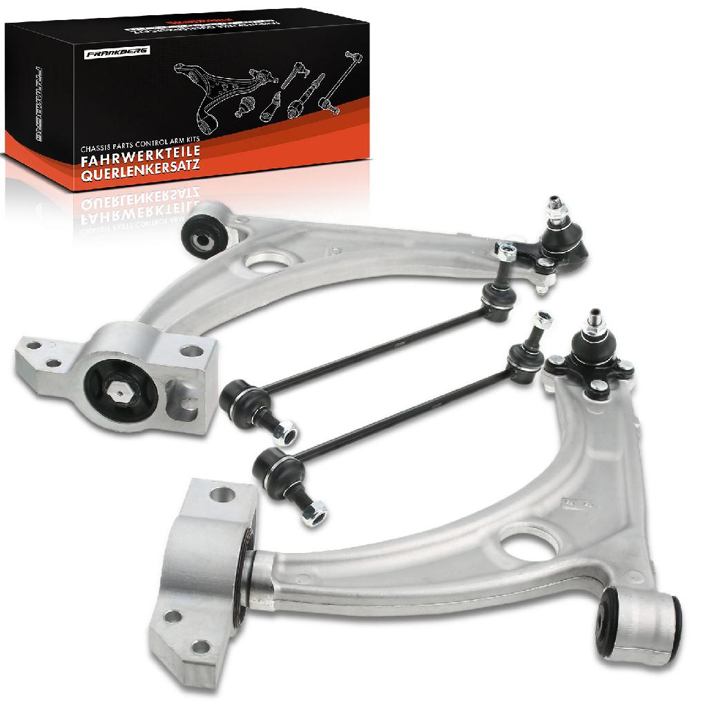 Frankberg 1x Querlenker Satz Vorderachse für VW CC Passat Alltrack Variant Sharan Tiguan Audi Q3 Seat Alhambra