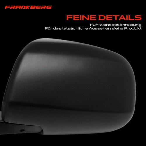 Frankberg 1x Außenspiegel Links für Toyota Hilux VII Pick-up N1 N2 N3 2.5L 3.0L 2004-2010 Bild Frankberg 1x Außenspiegel Links für Toyota Hilux VII Pick-up N1 N2 N3 2.5L 3.0L 2004-2010