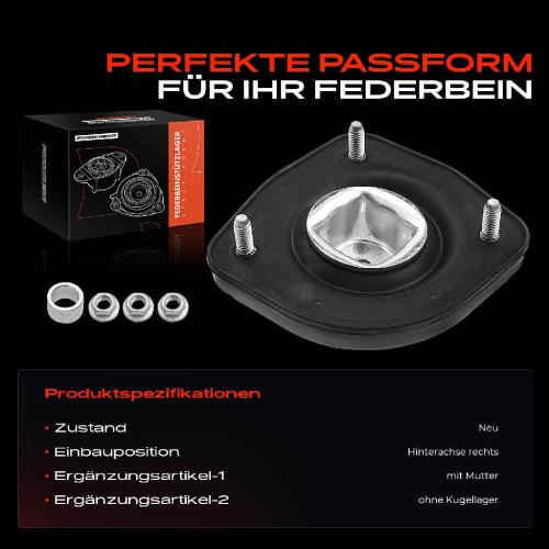 1x Domlager Federbeinstütz lager für Hyundai Tucson JM KIA Sportage JE Bild 1x Domlager Federbeinstütz lager für Hyundai Tucson JM KIA Sportage JE
