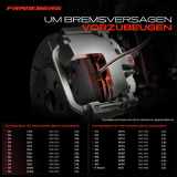 2x Warnkontakt Bremsbelagverschleiß Vorderachse für Mercedes-Benz W124 W201 C124 S124