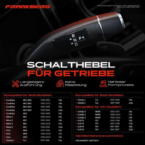 1x Wählstange Schaltstange für VW Golf 1H1 1E7 1H5 Polo Vento Seat Ibiza Cordoba Bild 1x Wählstange Schaltstange für VW Golf 1H1 1E7 1H5 Polo Vento Seat Ibiza Cordoba