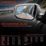 1x Spiegelglas Außenspiegel links für Mercedes-Benz A-Klasse W176 B-Klasse W242 W246 C-Klasse W204