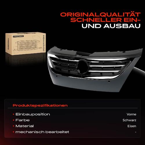 1x Kühlergrill Kühlergitter Vorne für VW Passat CC 357 1.4L 2008-2012 Bild 1x Kühlergrill Kühlergitter Vorne für VW Passat CC 357 1.4L 2008-2012