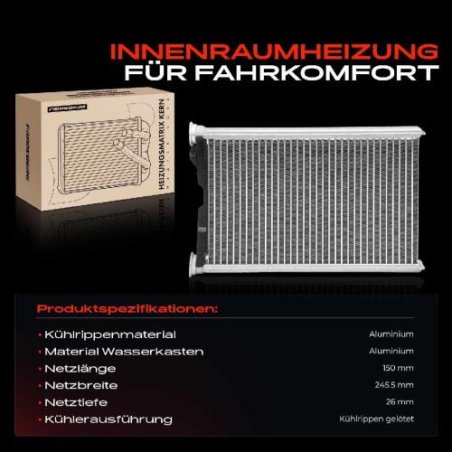 1x Wärmetauscher Innenraumheizung für BMW 1er E81 1er Coupe E82 3er E90 Cabriolet Bild 1x Wärmetauscher Innenraumheizung für BMW 1er E81 1er Coupe E82 3er E90 Cabriolet