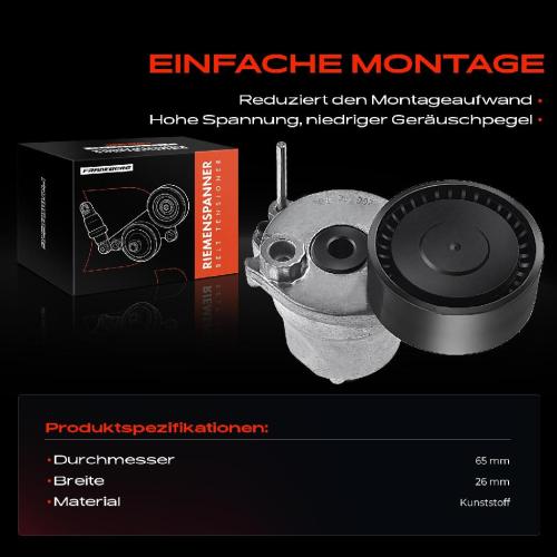 1x Spannrolle Riemenspanner für Mercedes-Benz W205 S205 W212 A207 Bild 1x Spannrolle Riemenspanner für Mercedes-Benz W205 S205 W212 A207