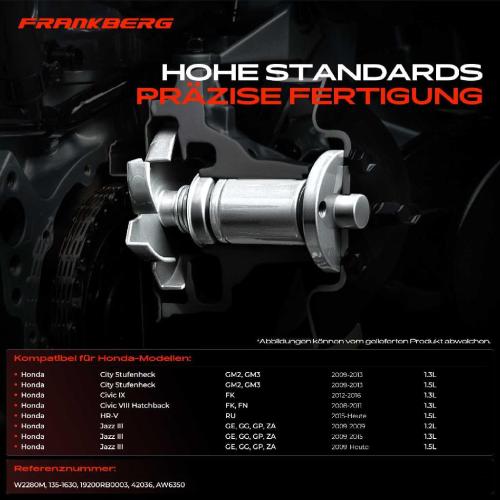 1x Wasserpumpe Kühlwasserpumpe für Honda City GM Jazz III IV GK HR-V RU Freed Brio Bild 1x Wasserpumpe Kühlwasserpumpe für Honda City GM Jazz III IV GK HR-V RU Freed Brio