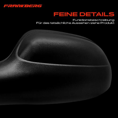 Frankberg 1x Außenspiegel Links für Citroën Saxo S0 S1 1.0L 1.1L 1.4L 1.5L 1.6L 1996-2004 Bild Frankberg 1x Außenspiegel Links für Citroën Saxo S0 S1 1.0L 1.1L 1.4L 1.5L 1.6L 1996-2004