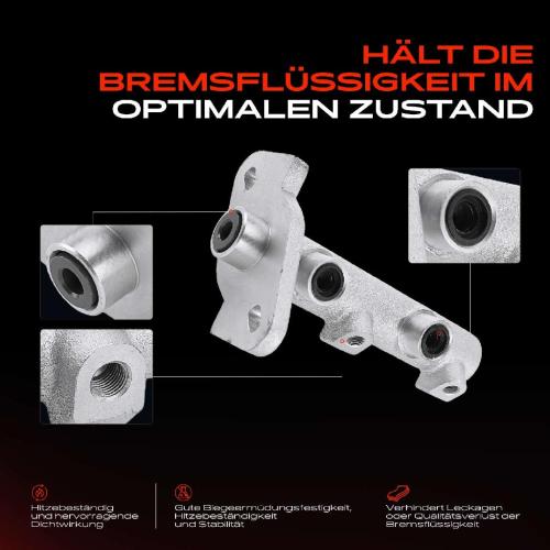 1x Hauptbremszylinder Bremszylinder für Ford Fiesta IV JA JB J3 J5 JV Mazda 121 III Bild 1x Hauptbremszylinder Bremszylinder für Ford Fiesta IV JA JB J3 J5 JV Mazda 121 III