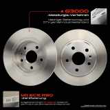 2x Bremsscheiben Hinterachse für Opel Ampera-E Astra K Kasten/Kombi Kasten/Schrägheck Sports Tourer