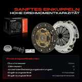 1x Kupplungssatz für Alfa Romeo Mito Fiat Doblo Cargo MPV Pritsche/Fahrgestell Fiorino Kasten/MPV