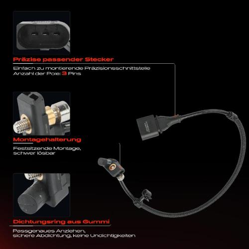 1x Kurbelwellensensor Impulsgeber für VW Lupo Polo Caddy II Seat Arosa Ibiza II Inca 1.0L 1.4L Bild 1x Kurbelwellensensor Impulsgeber für VW Lupo Polo Caddy II Seat Arosa Ibiza II Inca 1.0L 1.4L