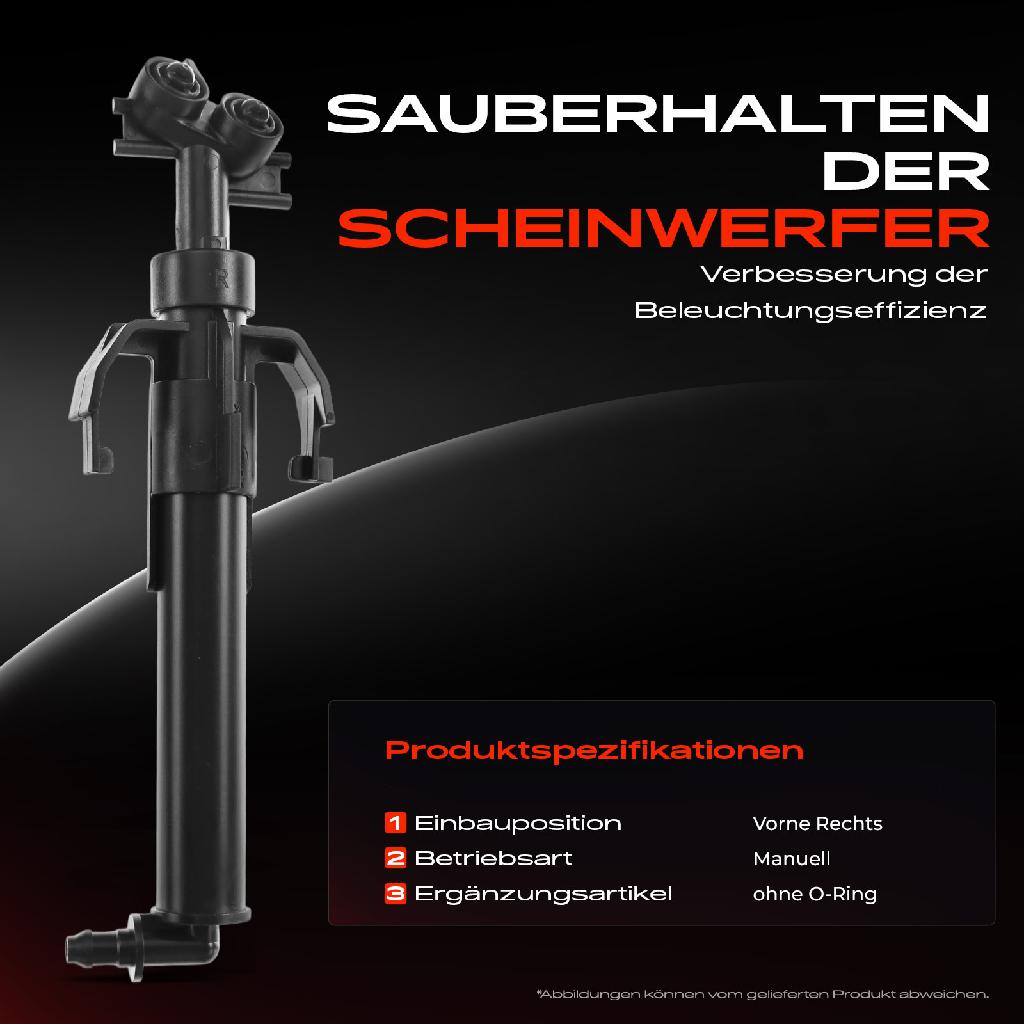 1x Scheinwerferreinigung Waschwasserdüse Vorne Rechts für VW Passat Variant 3G2 CB2 3G5 CB5