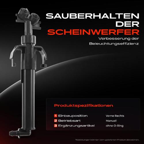 1x Scheinwerferreinigung Waschwasserdüse Vorne Rechts für VW Passat Variant 3G2 CB2 3G5 CB5 Bild 1x Scheinwerferreinigung Waschwasserdüse Vorne Rechts für VW Passat Variant 3G2 CB2 3G5 CB5