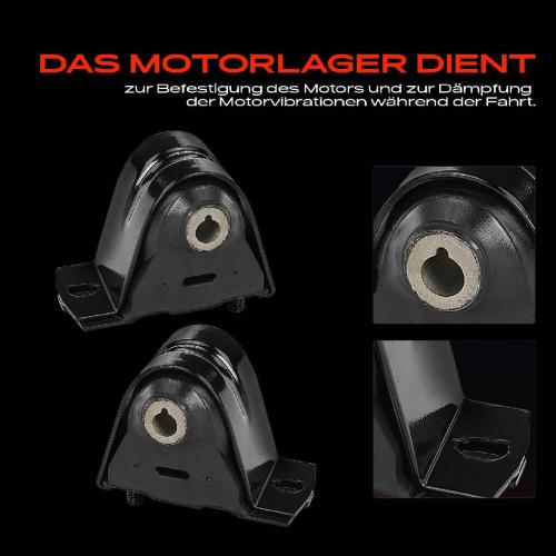 2x Motorlager Vorne Links für Jeep Wrangler 2 TJ 2.5L 4.0L 1996-2007 Bild 2x Motorlager Vorne Links für Jeep Wrangler 2 TJ 2.5L 4.0L 1996-2007