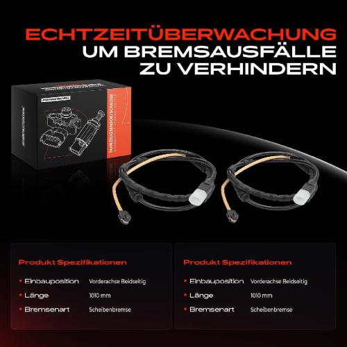 2x Warnkontakt Bremsbelagverschleiß Vorne für BMW Z4 Roadster E89 18i-35i 2010-2016 Bild 2x Warnkontakt Bremsbelagverschleiß Vorne für BMW Z4 Roadster E89 18i-35i 2010-2016