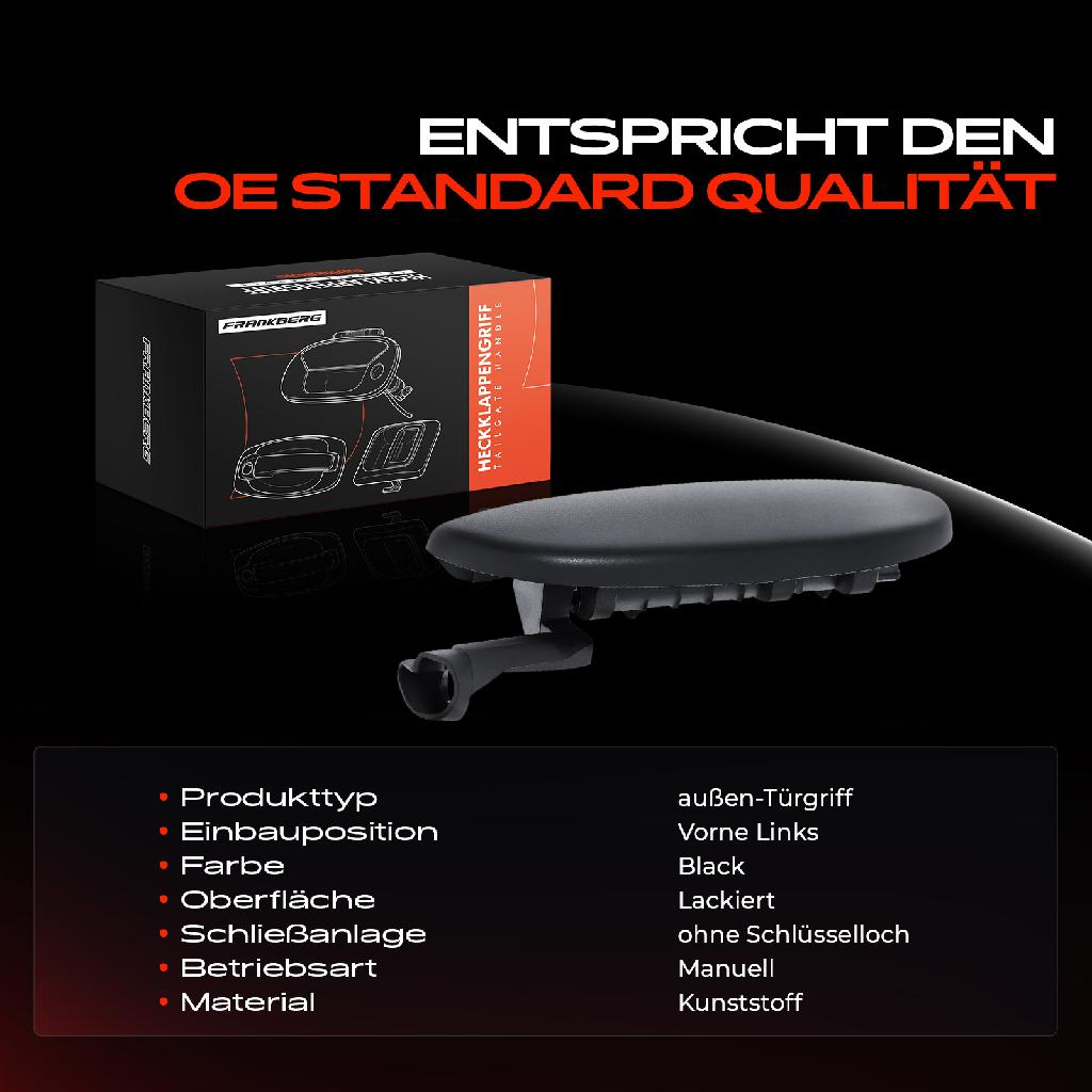 1x Türgriff Links außen für Fiat Palio 171 178 371 178BX Siena 172 178 372 178_ 1.0L 1.1L 1.2L 1996-2016