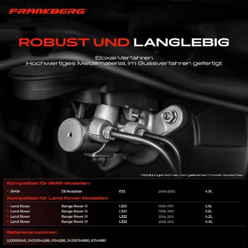 1x Hauptbremszylinder Bremszylinder für BMW Z8 E52 Land Rover Range Rover III LM Bild 1x Hauptbremszylinder Bremszylinder für BMW Z8 E52 Land Rover Range Rover III LM