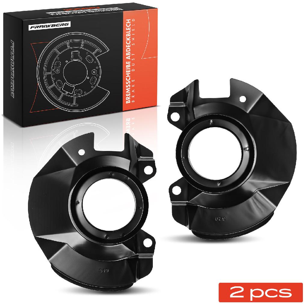 Frankberg 2x Ankerblech Bremsscheibe Vorderachse Beidseitig für KIA Picanto SA 1.0L 1.1L 2004-2011