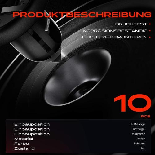Frankberg 10x Befestigungsclips Stoßstange Kotflügel Radkasten für Buick Regal Cadillac CTS Coupe Chevrolet Bild Frankberg 10x Befestigungsclips Stoßstange Kotflügel Radkasten für Buick Regal Cadillac CTS Coupe Chevrolet