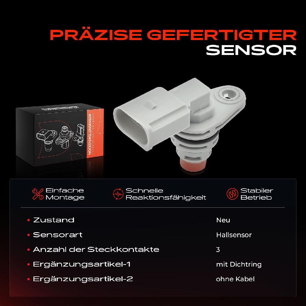 1x Nockenwellenposition Sensor für VW Polo 6N2 6KV Lupo 60 6X1 1.0L 1.4L 1995-2005