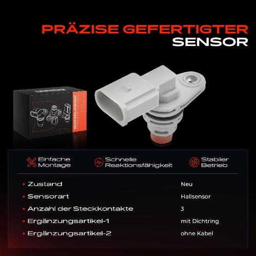 1x Nockenwellenposition Sensor für VW Polo 6N2 6KV Lupo 60 6X1 1.0L 1.4L 1995-2005 Bild 1x Nockenwellenposition Sensor für VW Polo 6N2 6KV Lupo 60 6X1 1.0L 1.4L 1995-2005