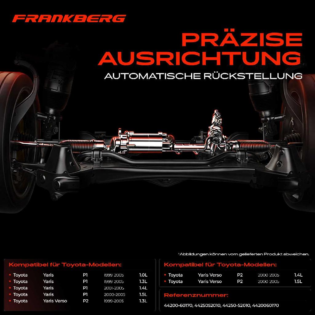 1x Lenkgetriebe Servolenkgetriebe für Toyota Yaris Verso P1 P2 1999-2005