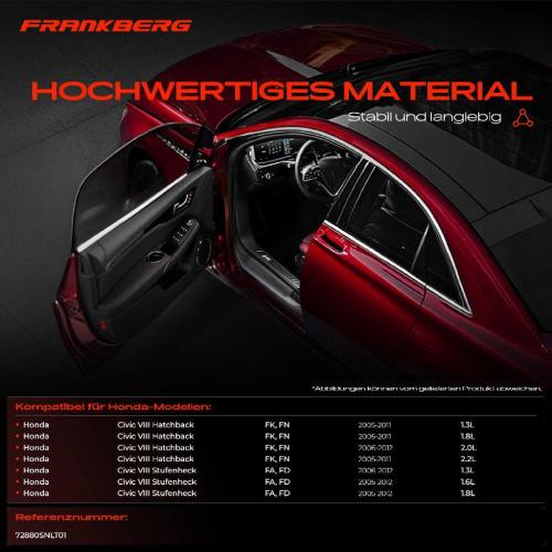 1x Türfeststeller Türfangband Türstopper Hinten für Honda Civic VIII Hatchback Stufenheck FN Bild 1x Türfeststeller Türfangband Türstopper Hinten für Honda Civic VIII Hatchback Stufenheck FN