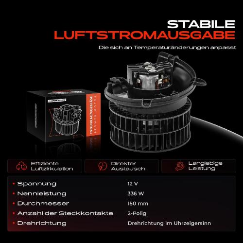 Frankberg 1x Gebläsemotor Innenraumgebläse für Mercedes-Benz C-Klasse W202 C180-280 1993-1995 Bild Frankberg 1x Gebläsemotor Innenraumgebläse für Mercedes-Benz C-Klasse W202 C180-280 1993-1995