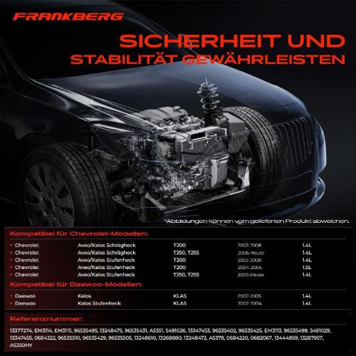 1x Motorlager Getriebelagerlager Drehmomentstützlager Vorne für Chevrolet Aveo Kalos T200 Daewoo Kalos Bild 1x Motorlager Getriebelagerlager Drehmomentstützlager Vorne für Chevrolet Aveo Kalos T200 Daewoo Kalos