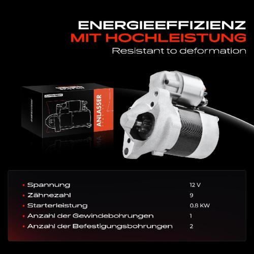 1x Anlasser Starter für Dacia Logan II MCV Sandero Nissan Kubistar Kasten Renault Clio I III Grandtour IV Bild 1x Anlasser Starter für Dacia Logan II MCV Sandero Nissan Kubistar Kasten Renault Clio I III Grandtour IV