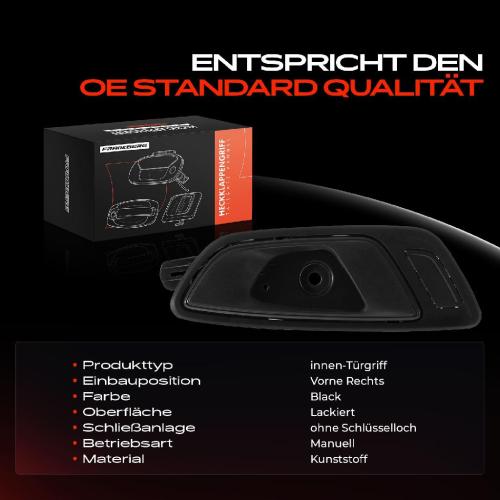 1x Türgriff Vorne Rechts innen für Seat Leon SC ST Kasten/Kombi 1.0L 1.2L 1.4L 1.5L 1.6L 1.8L 2.0L 2012-2020 Bild 1x Türgriff Vorne Rechts innen für Seat Leon SC ST Kasten/Kombi 1.0L 1.2L 1.4L 1.5L 1.6L 1.8L 2.0L 2012-2020