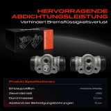 2x Radbremszylinder Hinten für Suzuki Vitara Grand Vitara I 1.6L