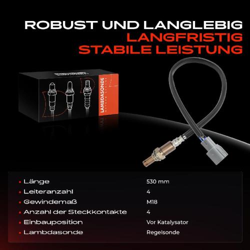 1x Lambdasonde Regelsonde Vor Katalysator für Toyota Camry V2 Picnic Previa Avensis Verso Subaru Bild 1x Lambdasonde Regelsonde Vor Katalysator für Toyota Camry V2 Picnic Previa Avensis Verso Subaru