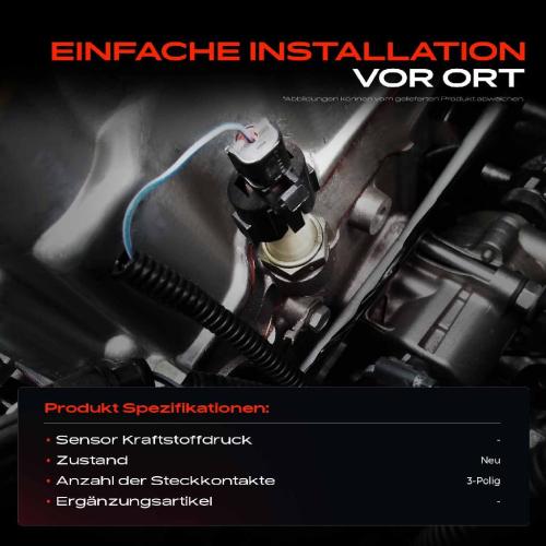 1x Sensor Kraftstoffdruck für Citroën Berlingo C2 C3 C4 Peugeot Fiat Scudo Toyota Bild 1x Sensor Kraftstoffdruck für Citroën Berlingo C2 C3 C4 Peugeot Fiat Scudo Toyota