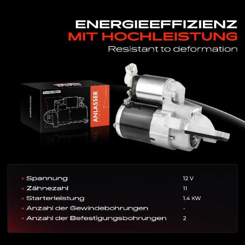 Frankberg 1x Anlasser Starter für Mazda MX-5 III NC 1.8L 2.0L 2005-2014 Bild Frankberg 1x Anlasser Starter für Mazda MX-5 III NC 1.8L 2.0L 2005-2014