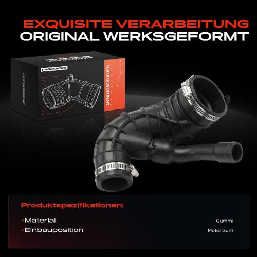 1x Ansaugschlauch, Luftfilter für Peugeot 206 1007 107 Ford Fiesta Citroën C1 Bild 1x Ansaugschlauch, Luftfilter für Peugeot 206 1007 107 Ford Fiesta Citroën C1