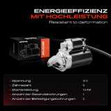 1x Anlasser Starter für BMW 3er E46 3er Cabriolet 3er Compact 3er Coupe 3er Touring 1.6L 1.8L 2.0L 2001-2007