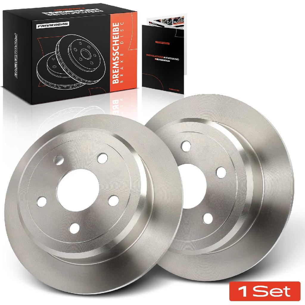 2x Bremsscheiben Hinterachse für Jeep Wrangler III JK 2.8L 3.6L 3.8L 2007-2017
