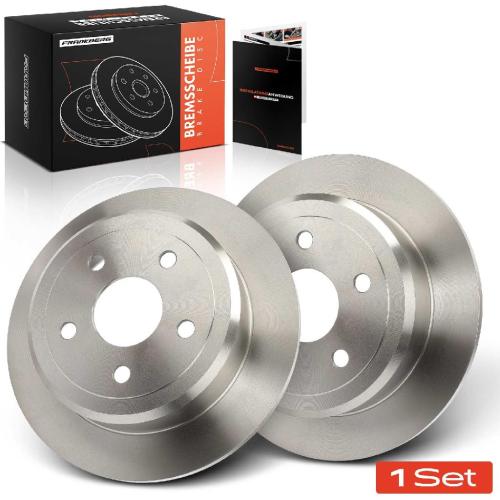 2x Bremsscheiben Hinterachse für Jeep Wrangler III JK 2.8L 3.6L 3.8L 2007-2017 Bild 2x Bremsscheiben Hinterachse für Jeep Wrangler III JK 2.8L 3.6L 3.8L 2007-2017