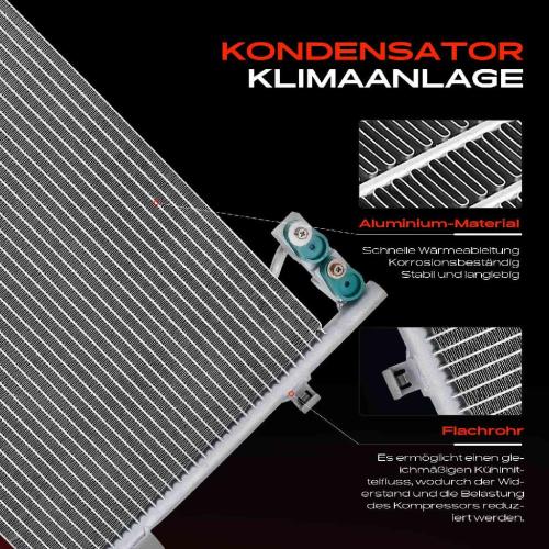 Frankberg 1x Kondensator Klimaanlage für Audi Q3 8UB 8UG 1.4L 2.0L 2.5L Bild Frankberg 1x Kondensator Klimaanlage für Audi Q3 8UB 8UG 1.4L 2.0L 2.5L