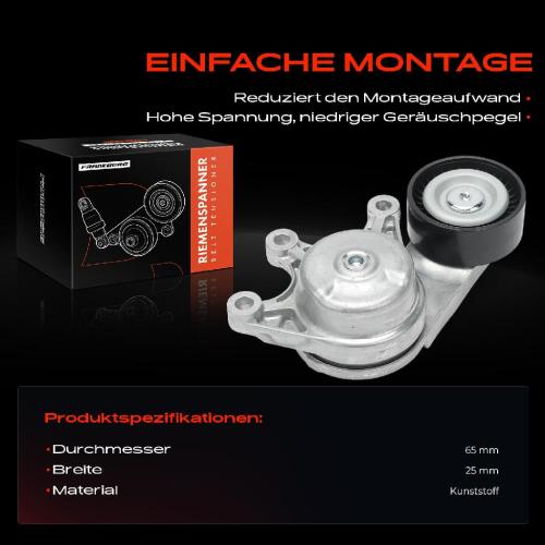 1x Spannrolle Riemenspanner für BMW F20 F21 F10 F11 F31 F34 F32 F36 X1 X3 X4 Z4 2.0L Bild 1x Spannrolle Riemenspanner für BMW F20 F21 F10 F11 F31 F34 F32 F36 X1 X3 X4 Z4 2.0L