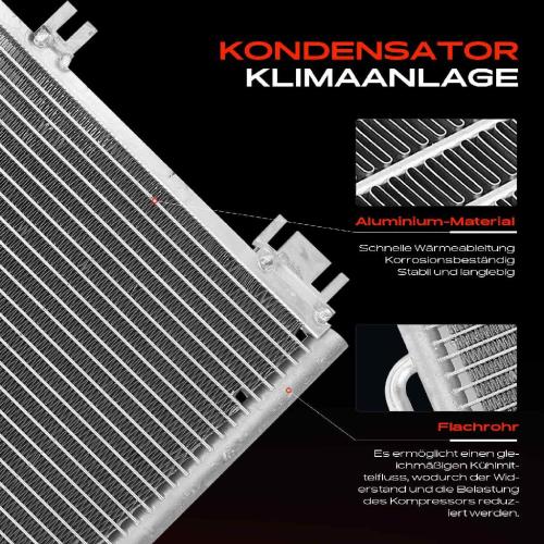 Frankberg 1x Kondensator Klimaanlage für Volvo 940 960 S90 V90 2.0L 2.3L 2.4L 3.0L 1992-1998 Bild Frankberg 1x Kondensator Klimaanlage für Volvo 940 960 S90 V90 2.0L 2.3L 2.4L 3.0L 1992-1998