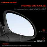 1x Außenspiegel Rechts für VW Tiguan 5N 1.4L 2.0L 2007-2018